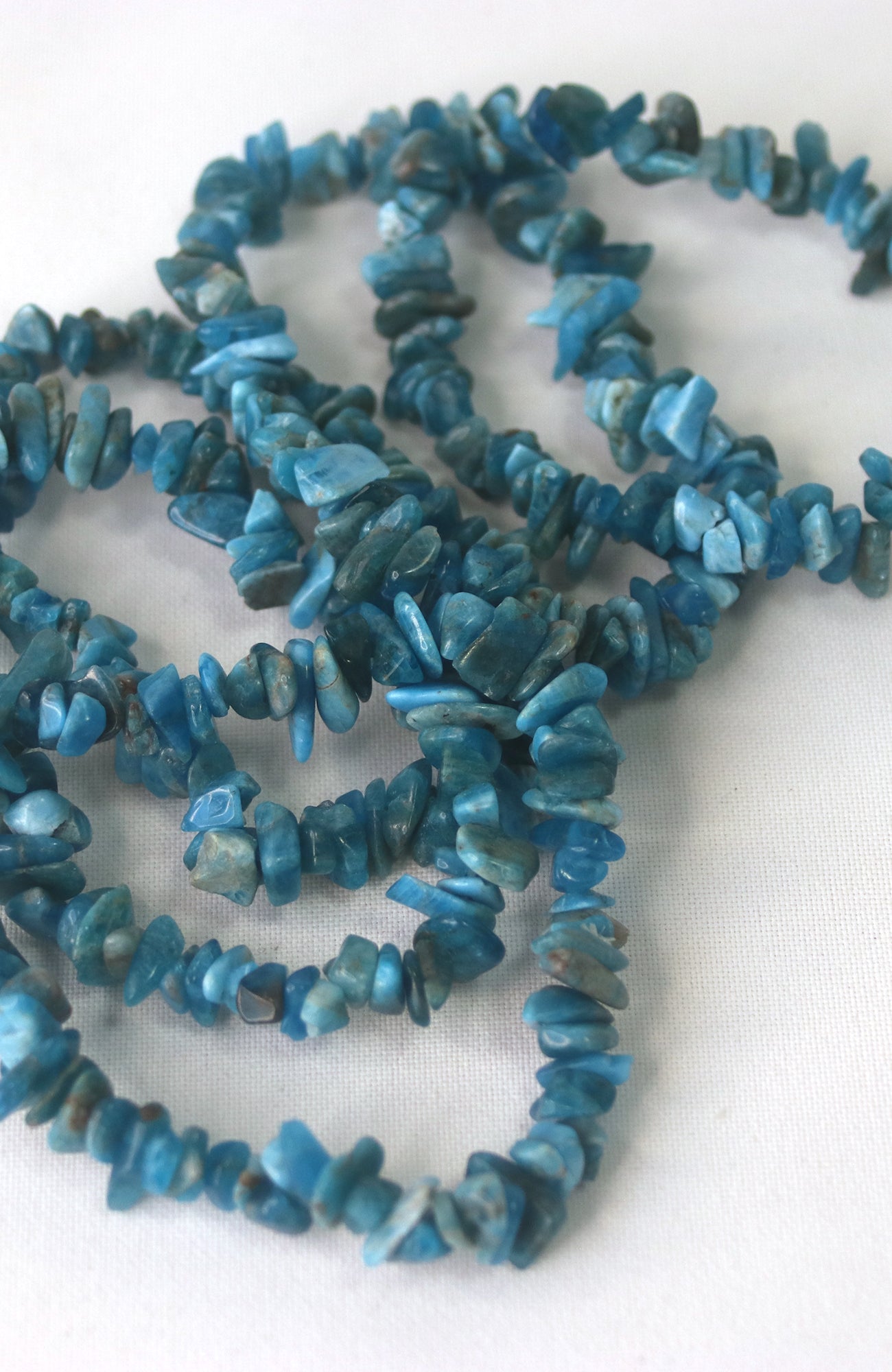 Blue Apatite Chip Bracelet AA